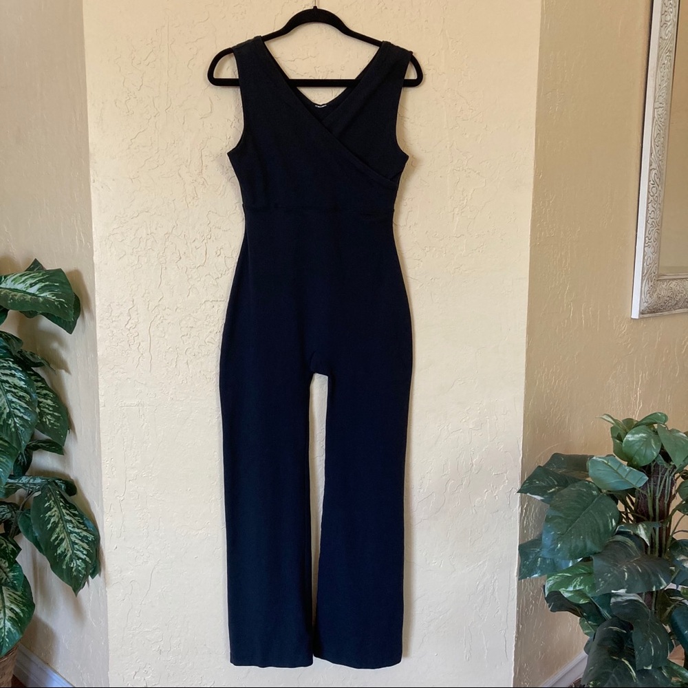 ORGANIC YOGA JUMPSUIT Size M Charcoal / Black